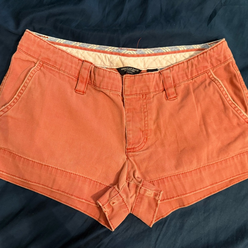 American Eagle Outfitters Women's Coral Jean Shorts